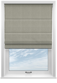 Soft Chevron, Brown - Roman Blind